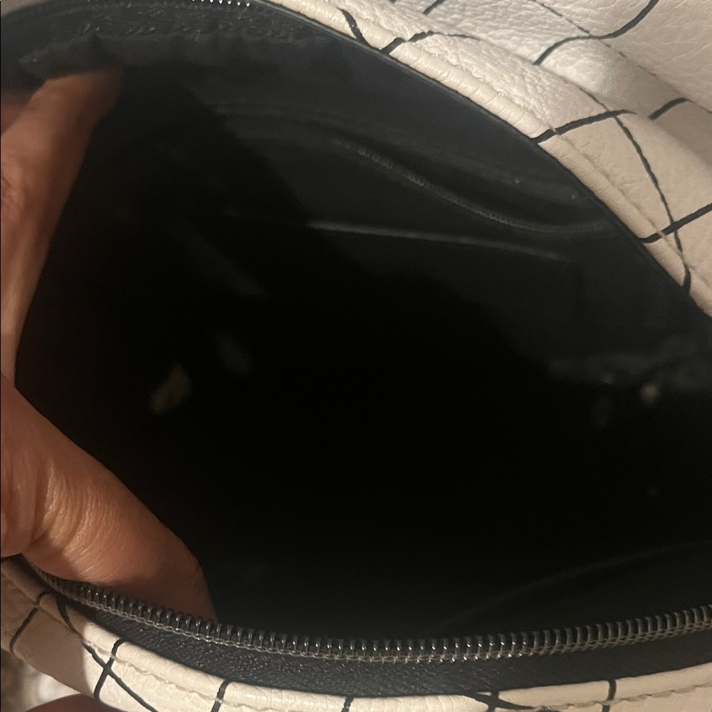 Calvin Klein Grid Pattern Women's Backpack - Whit… - image 3